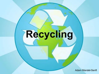 RecyclingAdam Mandel-Senft