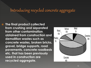 Recycled concrete aggregate | PPTX