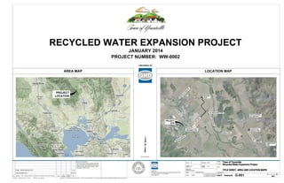 RECYCLED WATER EXPANSION PROJECT
JANUARY 2014
PROJECT NUMBER: WW-0002
PREPARED BY

AREA MAP

CR
O
SS

R
D

LOCATION MAP

YO
U
NT
VI
LL

E

PROJECT
LOCATION

BERINGER
POND

G
HI
HW
AY

SILVERADO WEST POND

29

STAG'S LEAP WINE
CELLARS POND

D

VER

N
LA

RI
NAPA

PROJECT
SITE

NE
LA

YOUNTVILLE JOINT
TREATMENT PLANT

CLOS DU VAL/
REGUSCI POND
LV
ER

DR

O
AD
L
AI
TR

RD
YA
E
V IN

W
VIE

SI

MONDAVI POND

CHIMNEY ROCK
POND

N

NOT TO SCALE

Reuse of Documents

Drawn

This document and the ideas and designs incorporated
herein, as an instrument of professional service, is the
property of GHD Inc. and shall not be reused in whole or
in part for any other project without GHD Inc.'s written
authorization. © GHD Inc. 2012

FINAL TOWN REVIEW NFC
100% SUBMITTAL
No

1/7/14
5/24/13

Revision

Plot Date:

Note: * indicates signatures on original issue of drawing or last revision of drawing

22 November 2013 - 2:41 PM

Plotted by: Ben Langston

Drawn

Job
Project
Manager Director

Cad File No:

Date

N:USSanta RosaProjects12027 - The Town of Yountville12027-11-001 Recycled Water Expansion Project06-CADSheets1202711001 G-001.dwg

BL

Designer MBJ

Client
Project

Drafting SD
Check

GHD Inc.
2235 Mercury Way Suite 150 Santa Rosa California 95407 USA
T 1 707 523 1010 F 1 707 527 8679
W www.ghd.com

Design
Check

TW

Approved
(Project Director)
JANUARY 2014
Date
Scale

NONE

This Drawing shall not be used
for Construction unless Signed
and Sealed For Construction

Title

Contract No.
Original Size

G-001

Sht

1

of

50

 