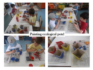 Recycle in nursery rizario school!