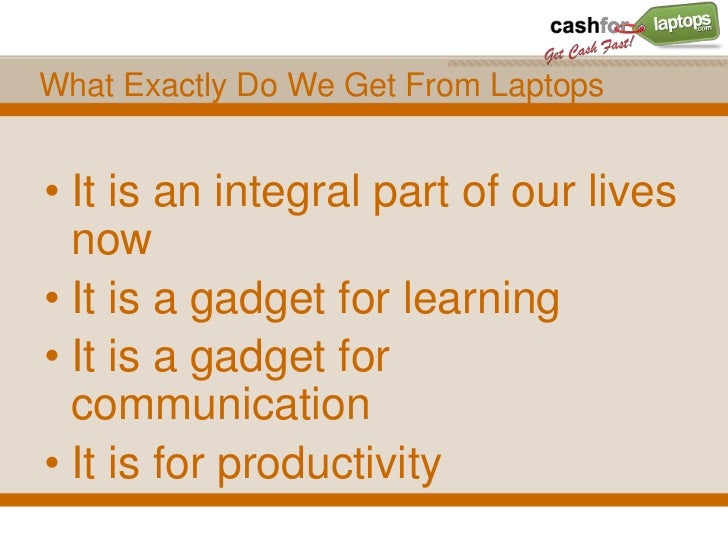 Recycle Laptop for Cash the Way