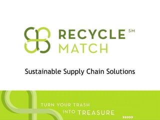 Sustainable Supply Chain Solutions 