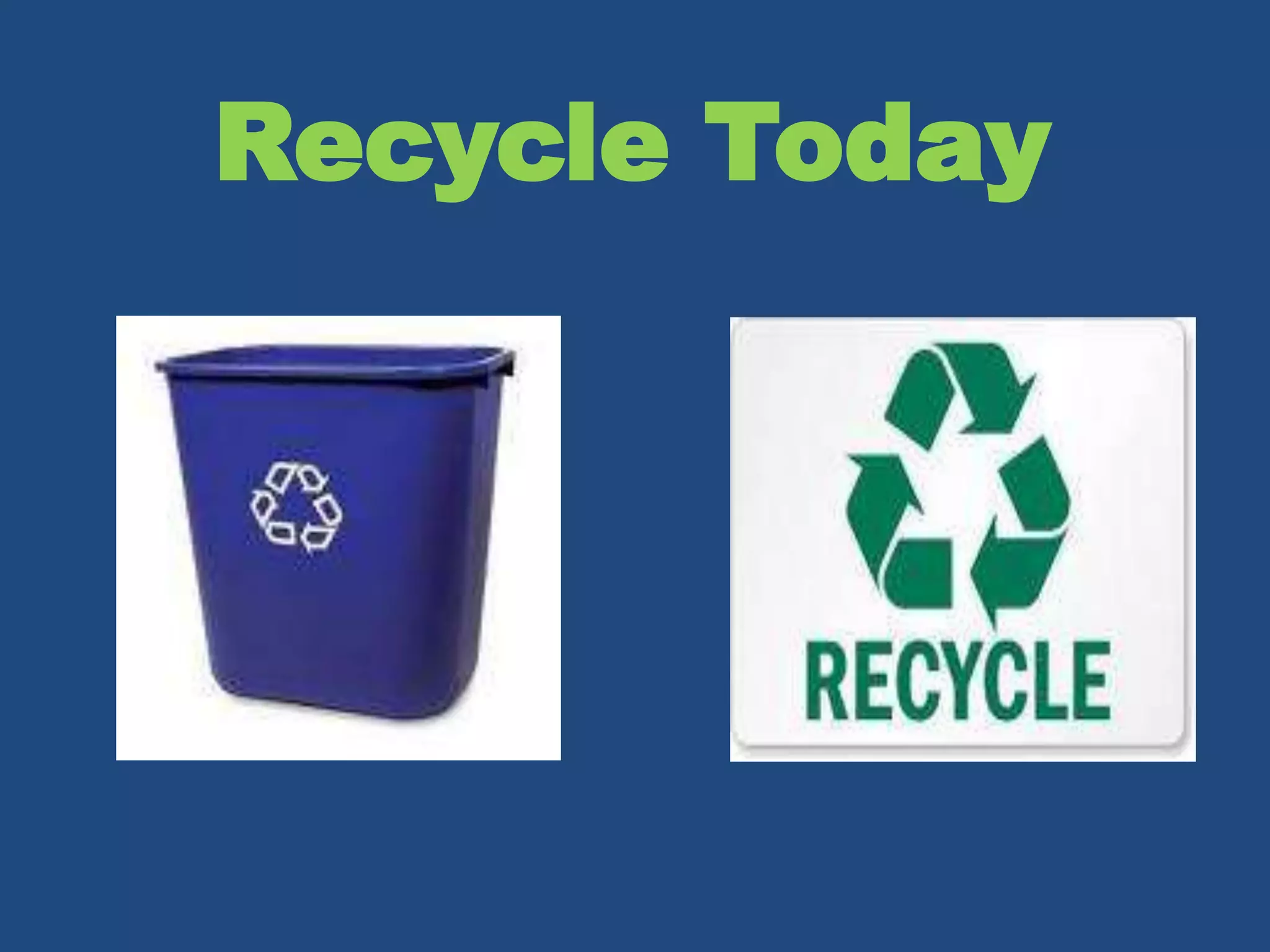 Do you realize the difference you are making when you recycle?