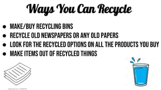 Recycling | PPTX
