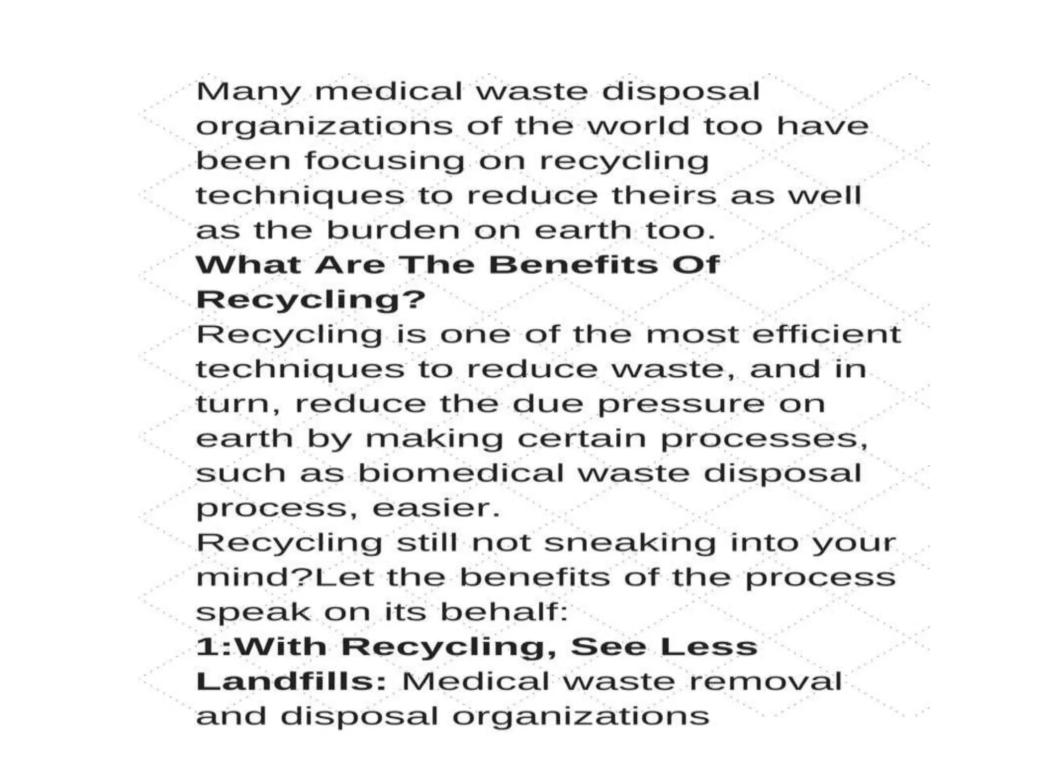 What Is Waste Recycling And Its Benefits PPT what-is-waste-recycling-and-its-benefits-ppt