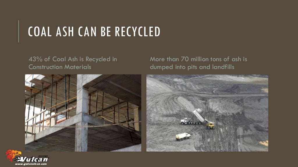 Recycling and reusing coal ash