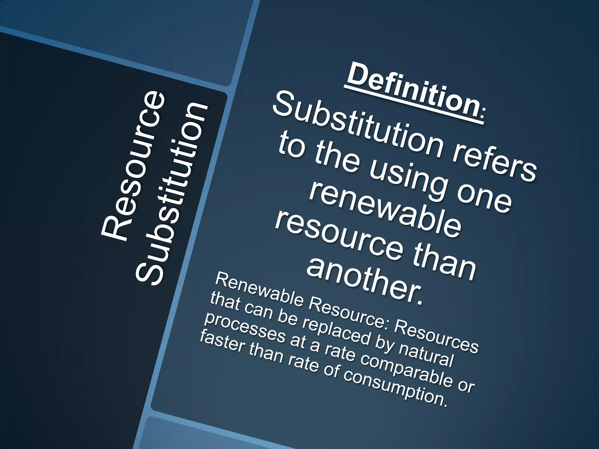 Recycling and substitution | PPTX