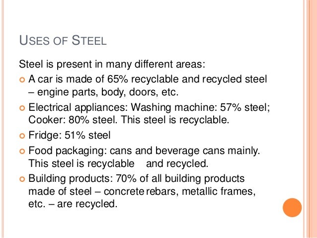 uses of steel