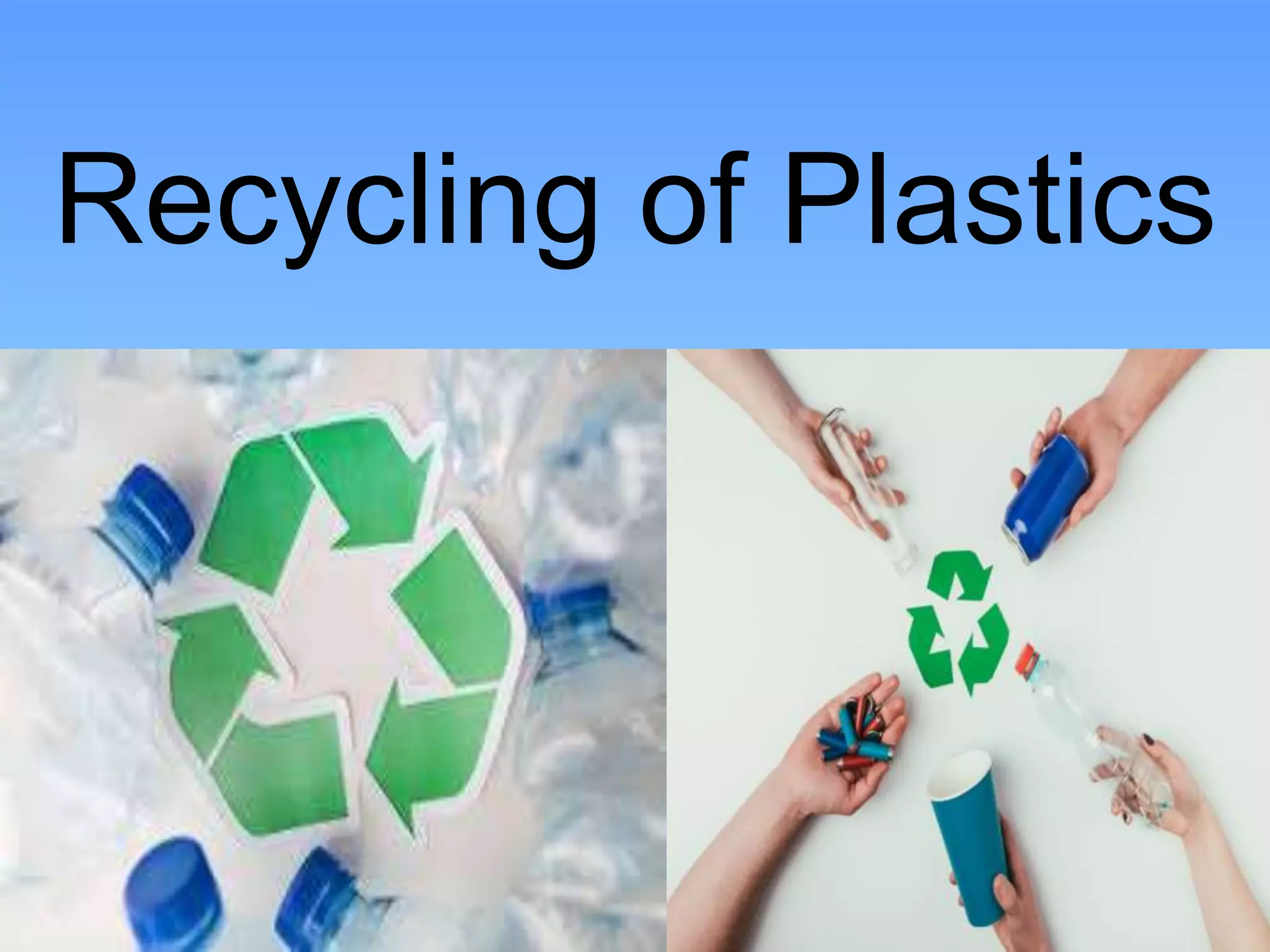 Plastic Reycling Examples Recycling of plastics | PPTX