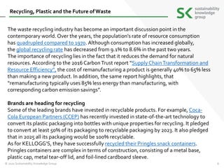 Recycling, Plastic and the Future of Waste | PPTX