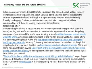 Recycling, Plastic and the Future of Waste | PPTX