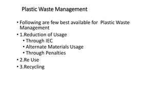 Recycling Plastics and Global Environmental Challenges.pptx