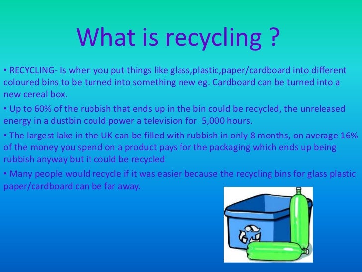 recycling powerpoint recycling ppt