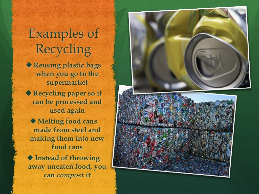 recycling presentation for students