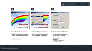 AX.25 over TCP/IP
3 4 5
Amateur Packet Radio Network
Para poder conectar-nos através de
uma ligação AX.25 sobre UDP ao nodo
DB0FHN necessitaremos do Software
“FlexNet” que poderemos descarregar
em:
http://www.afthd.tu-
darmstadt.de/~flexnet/
Instalamos o Software, arrancamos o
executável “flexctl.exe” (como
administrador) e no menu “Tools” e na
janela “Parameters” escrevemos os
dados da ligação que queremos criar.
Fazemos duplo clic sobre “channel 0” e
seleccionamos AXIP. Na janela que
nos aparece deveremos preencher
os dados como se mostra na
imagem.
• UDP Port: 9300
• Destinations: 1
• IP Address: 147.75.245.225
• Port Number: 9300
Alex Casanova
http://about.me/alex.casanova
@hflistener
 