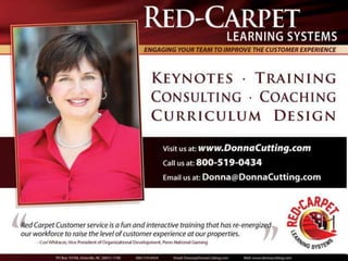 Red-Carpet Service Coaching Program 
