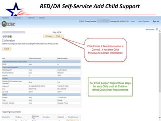 25
RED/DA Self-Service Add Child Support
 