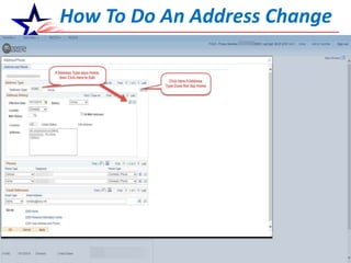 28
How To Do An Address Change
 