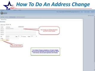 30
How To Do An Address Change
 