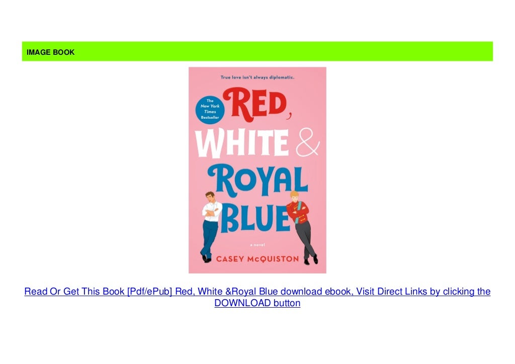 [Pdf/ePub] Red, White & Royal Blue download ebook