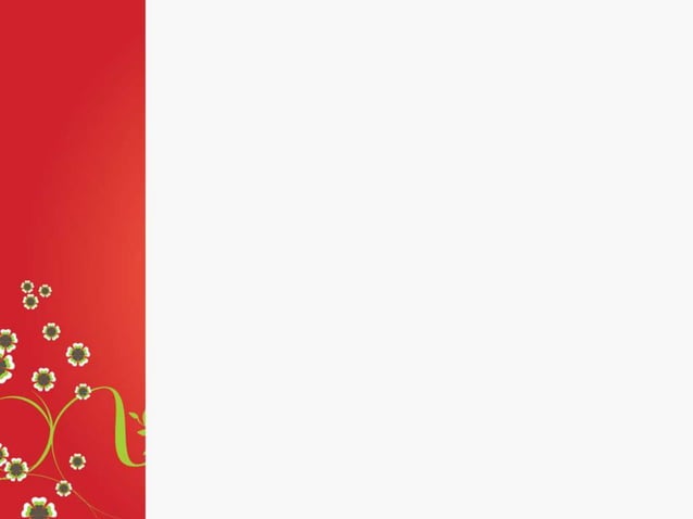 Red powepoint template | POTX