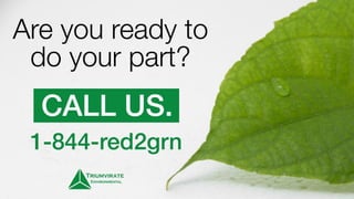 Red2Green: A Sustainable, Cost-Effective Solution to Your RMW | PPT