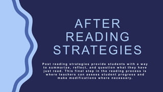 BDA Reading Strategies | PPTX