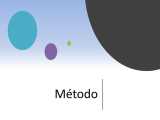 Método
 
