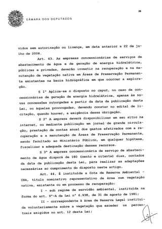 Redação final - Código Florestal