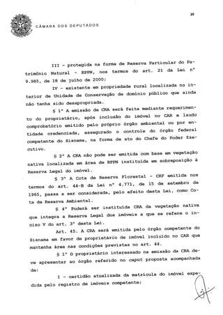 Redação final - Código Florestal