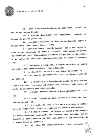 Redação final - Código Florestal