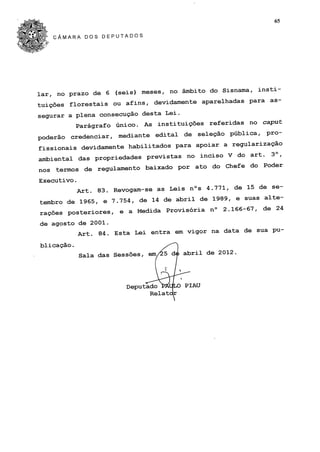 Redação final - Código Florestal