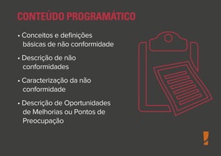 Redação de Não Conformidades
