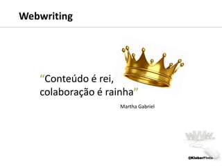 Muitas coisas com poucas palavras Divisão clara de conteúdos;