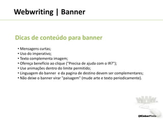AgendaWebwriting Ciclo de vida do conteúdo