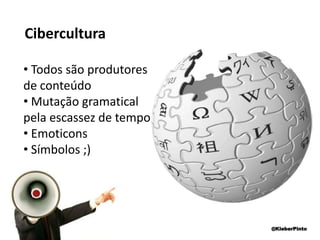 Comunicação unilateralAntes da Era da Informação, o rádioe a TV eram os meios de comunicação de massa predominantes.@KleberPinto