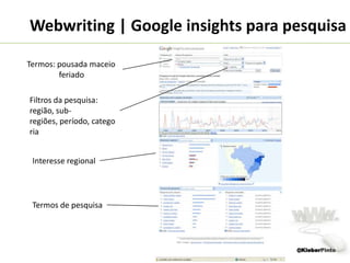  Subtítulos devem atrair interesse do internauta.@KleberPinto