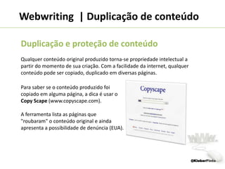  Visão, missão e valores da empresa podem vir ao final da página.Fonte: Site Dr. Conteúdo (drconteudo.com.br)@KleberPinto