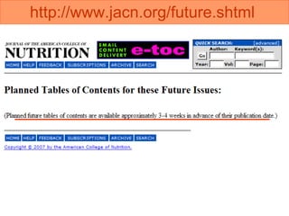 http://www.jacn.org/future.shtml   