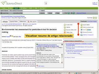 Visualizar resumo de artigo relacionado 