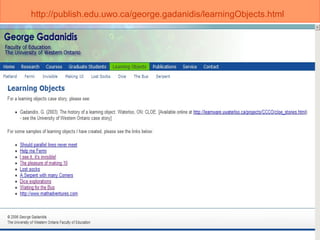 http://publish.edu.uwo.ca/george.gadanidis/learningObjects.html   