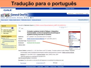 Tradução para o português 