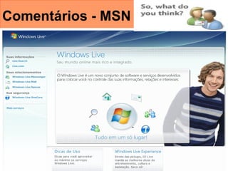 Comentários - MSN 