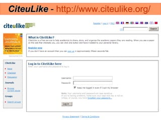 CiteuLike  -  http://www.citeulike.org/   
