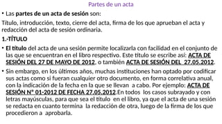 REDACCIÓN ADMINISTRATIVA LA SOLICITUD, EL OFICIO, EL ACTA y EL INFORME ...