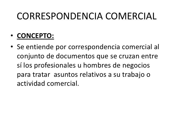 Redacción comercial escrita)