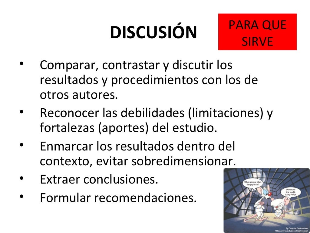 Redacción de discusión y conclusiones
