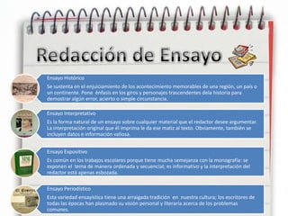 Pueden presentarse o no citas textuales y otros elementos del apartado critico.