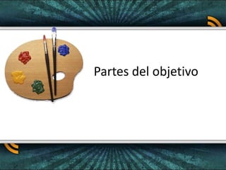 Partes del objetivo
 