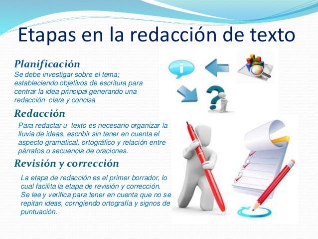 Redacción de texto